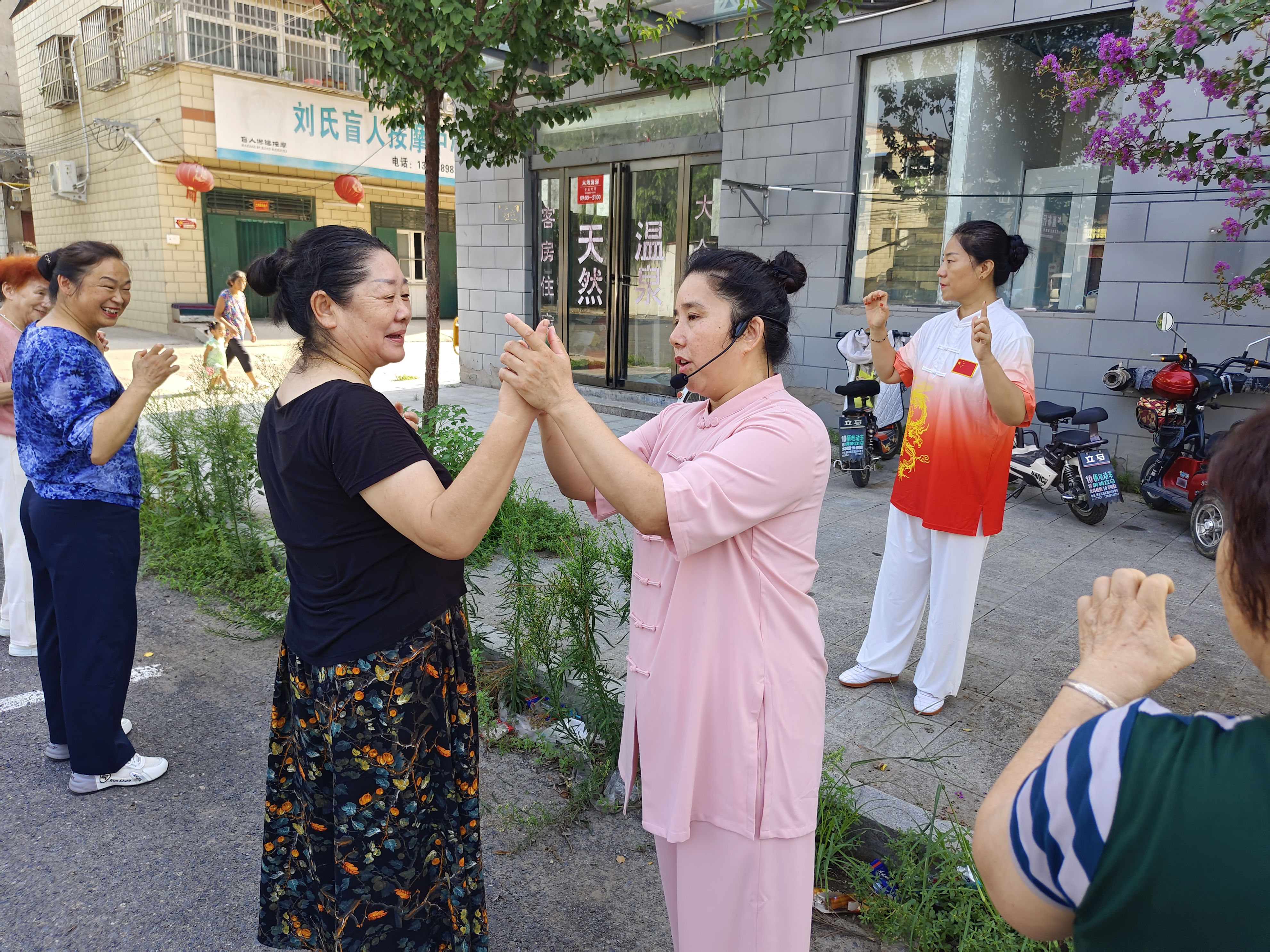 呼吸配合方, 段人群习练
